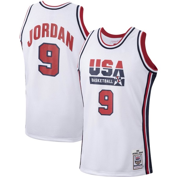 Michael Jordan USA Basketball Mitchell & Ness 1992 Authentic Jersey - White - Picture 7 of 7